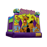 inflatable Scooby Doo bouncy castle